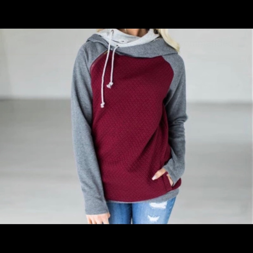 Burgundy Hoodie